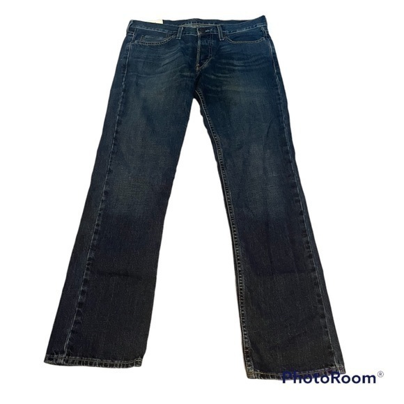 Mens Hollister straight slim dark jeans - Picture 1 of 9
